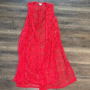 LuLaRoe Joy lace vest
